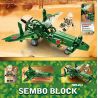 SEMBO 704201 non  MÁY BAY CHIẾN ĐẤU ĐỊA CHẤN NHẬT BẢN bộ đồ chơi xếp lắp ráp ghép mô hình Empires Of Steel EMPIRES OF STEEL J7W1 RAIDEN Đế Chế Thép 207 khối