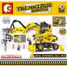 SEMBO 703701 non  NGƯỜI ĐIỀU KHIỂN ĐÓNG CỌC XE KỸ THUẬT MỤC ĐÍCH KÉP bộ đồ chơi xếp lắp ráp ghép mô hình  TECHNIQUE Kỹ Thuật Công Nghệ Cao Mô Hình Phương Tiện 715 khối