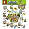 SEMBO 603061 non  8 KẾT HỢP bộ đồ chơi xếp lắp ráp ghép mô hình Transformers MECHA OF STEEL Robot Đại Chiến Người Máy Biến Hình 349 khối