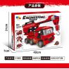 QIZHILE 31004 31005 31006 31007 31008 non  5 LOẠI XE TRỘN MÁY XÚC CẨU ỦI BEN bộ đồ chơi xếp lắp ráp ghép mô hình Transformers ENGINEERING Robot Đại Chiến Người Máy Biến Hình 1721 khối