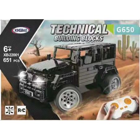XINGBAO XB-22001 22001 XB22001 non  MERCEDES-BENZ MAYBACH G650 bộ đồ chơi xếp lắp ráp ghép mô hình  AL BUILDING BLOCKS Kỹ Thuật Công Nghệ Cao Mô Hình Phương Tiện 651 khối