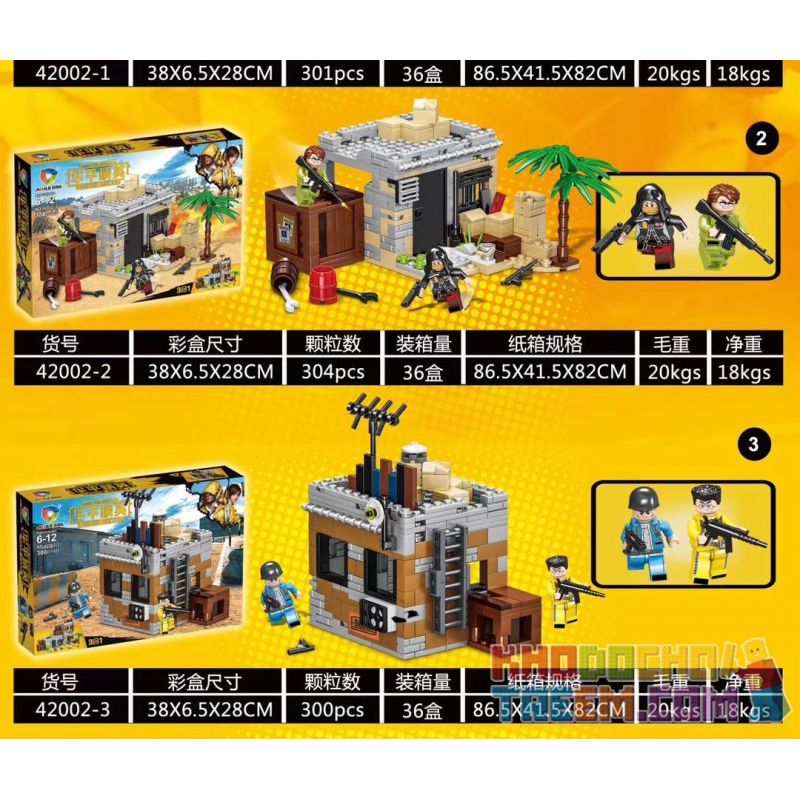 JIQILE 42002 non  CẢNH CHIẾN ĐẤU 3 KẾT HỢP bộ đồ chơi xếp lắp ráp ghép mô hình Movie & Game Phim Và Trò Chơi 905 khối