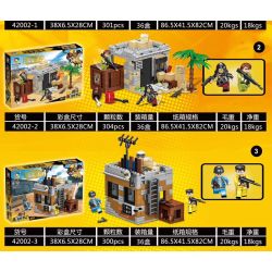 JIQILE 42002 non  CẢNH CHIẾN ĐẤU 3 KẾT HỢP bộ đồ chơi xếp lắp ráp ghép mô hình Movie & Game Phim Và Trò Chơi 905 khối