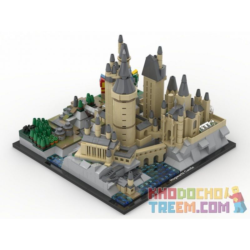 PRCK 69508 REBRICKABLE MOC-25280 25280 MOC25280 non Lego CỘT MỐC LÂU ĐÀI HOGWARTS bộ đồ chơi xếp lắp ráp ghép mô hình Creator HOGVVARTS CASTLE ARCHITECTURE Sáng Tạo 1349 khối