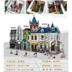 SHENZHEN RAEL ENTERTAINMENT 10006 ZHEGAO QL0924 0924 non  QUÁN RƯỢU CŨ bộ đồ chơi xếp lắp ráp ghép mô hình Creator OLD TOWN PUB Sáng Tạo 4030 khối