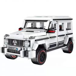 HSANHE 6950 non  XE ĐỊA HÌNH MERCEDES-BENZ G63 1:16 tỷ lệ 1:16 bộ đồ chơi xếp lắp ráp ghép mô hình Creator Sáng Tạo 1048 khối