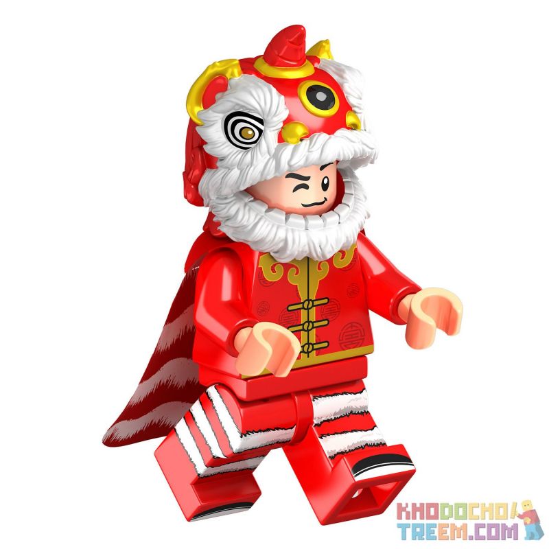 ZHUMO BLOCKS J1006 1006 J1007 1007 J1001 1001 J1002 1002 J1003 1003 J1004 1004 J1005 1005 non  MÚA SƯ TỬ VÀ HÌNH 2 bộ đồ chơi xếp lắp ráp ghép mô hình City Thành Phố