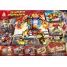 666 66020 non  4 TỔ HỢP CƠ KHÍ THÉP bộ đồ chơi xếp lắp ráp ghép mô hình Super Heroes Siêu Nhân Anh Hùng 360 khối