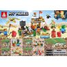 666 66022 non  CẢNH PHIÊU LƯU LỚN 4 KẾT HỢP bộ đồ chơi xếp lắp ráp ghép mô hình Minecraft MY WORLD Game Xây Dựng 428 khối