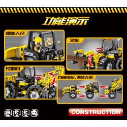 SEMBO 703303 non  XE KỸ THUẬT ĐA CHỨC NĂNG BA TRONG MỘT bộ đồ chơi xếp lắp ráp ghép mô hình  Kỹ Thuật Công Nghệ Cao Mô Hình Phương Tiện 357 khối