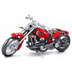 SEMBO 701706 non  XE MÁY HARLEY DAVIDSON bộ đồ chơi xếp lắp ráp ghép mô hình  HARLEY-DAVIDSON Kỹ Thuật Công Nghệ Cao Mô Hình Phương Tiện 782 khối