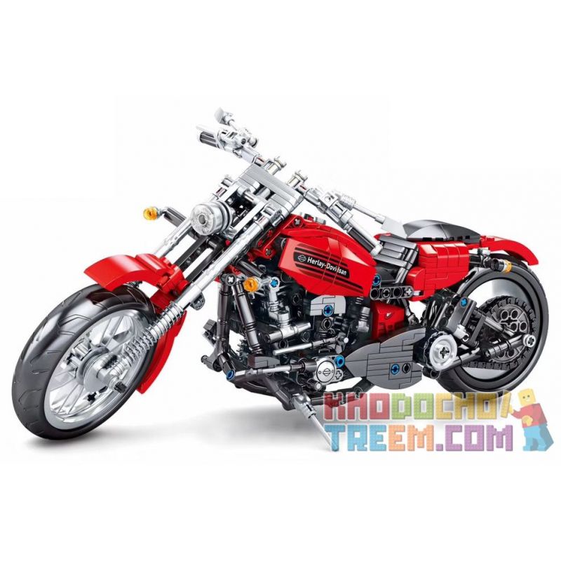 SEMBO 701706 Xếp hình kiểu Lego TECHNIC Harley-Davidson Harley Davidson ...