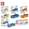 SEMBO 607053 non  CÂU CHUYỆN XE AUDI SPORT QUATTRO S1 bộ đồ chơi xếp lắp ráp ghép mô hình Speed Champions Racing Cars FAMOUS CAR Đua Xe Công Thức 203 khối