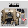 IBLOCK PL-920-171 920-171 PL920-171 SEMBO 101361 non  PHÁO VÀ MÁY KÉO 25 POUNDER CỦA ANH bộ đồ chơi xếp lắp ráp ghép mô hình Empires Of Steel Đế Chế Thép 464 khối