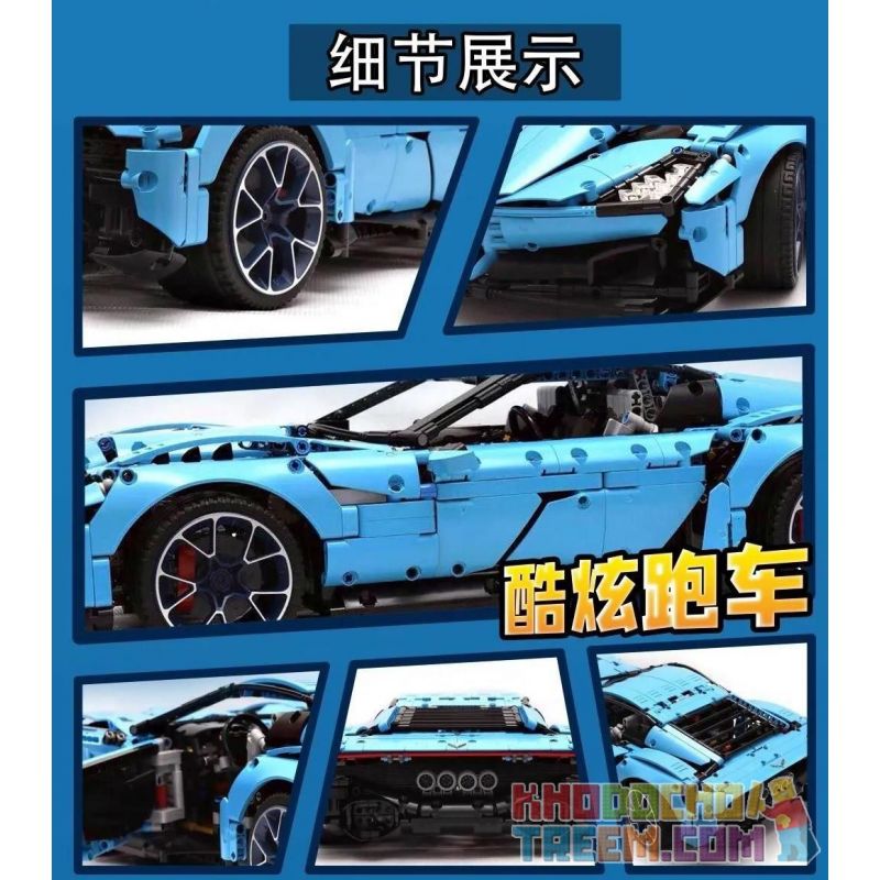 CAROLINE CJ-2004 2004 CJ2004 REBRICKABLE MOC-31189 31189 MOC31189 SHENZHEN RAEL ENTERTAINMENT LE-J906 J906 LEJ906 non  TÀU HỘ TỐNG CORVETTE GRAND SPORT bộ đồ chơi xếp lắp ráp ghép mô hình  IL TORO AZZURRO Kỹ Thuật Công Nghệ Cao Mô Hình Phương Tiện 2585 khối