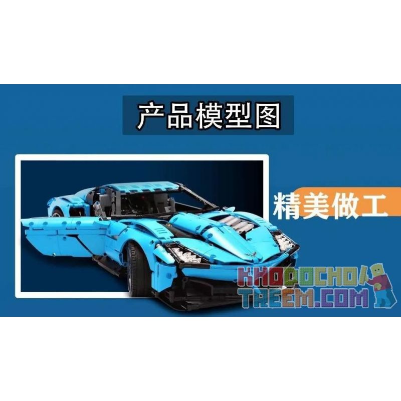 CAROLINE CJ-2004 2004 CJ2004 REBRICKABLE MOC-31189 31189 MOC31189 SHENZHEN RAEL ENTERTAINMENT LE-J906 J906 LEJ906 non  TÀU HỘ TỐNG CORVETTE GRAND SPORT bộ đồ chơi xếp lắp ráp ghép mô hình  IL TORO AZZURRO Kỹ Thuật Công Nghệ Cao Mô Hình Phương Tiện 2585 khối