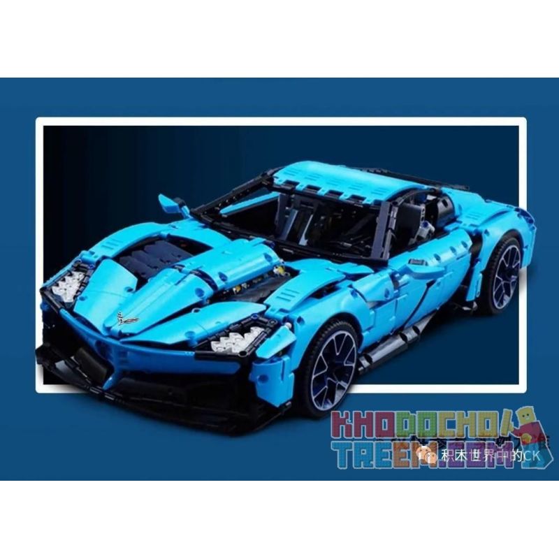 CAROLINE CJ-2004 2004 CJ2004 REBRICKABLE MOC-31189 31189 MOC31189 SHENZHEN RAEL ENTERTAINMENT LE-J906 J906 LEJ906 non  TÀU HỘ TỐNG CORVETTE GRAND SPORT bộ đồ chơi xếp lắp ráp ghép mô hình  IL TORO AZZURRO Kỹ Thuật Công Nghệ Cao Mô Hình Phương Tiện 2585 khối
