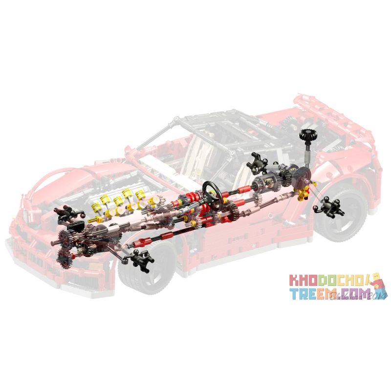 REBRICKABLE MOC-0116 0116 MOC0116 non  SIÊU XE SANG TRỌNG bộ đồ chơi xếp lắp ráp ghép mô hình  SUPERCAR DELUXE 2 Kỹ Thuật Công Nghệ Cao Mô Hình Phương Tiện 1850 khối