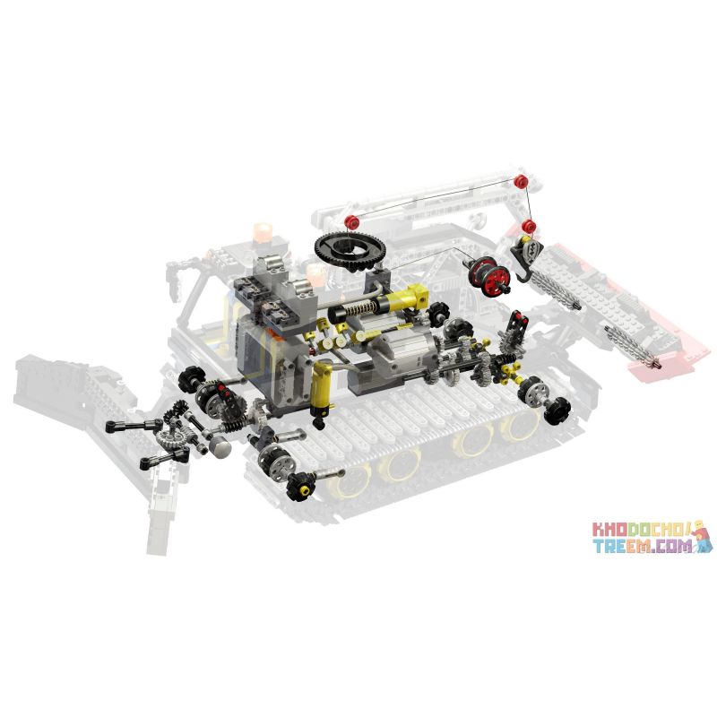REBRICKABLE MOC-1237 1237 MOC1237 non  ĐỒ ỦI TUYẾT bộ đồ chơi xếp lắp ráp ghép mô hình  PRINOTH LEITWOLF (WITH DRUM WINCH) Kỹ Thuật Công Nghệ Cao Mô Hình Phương Tiện 2903 khối