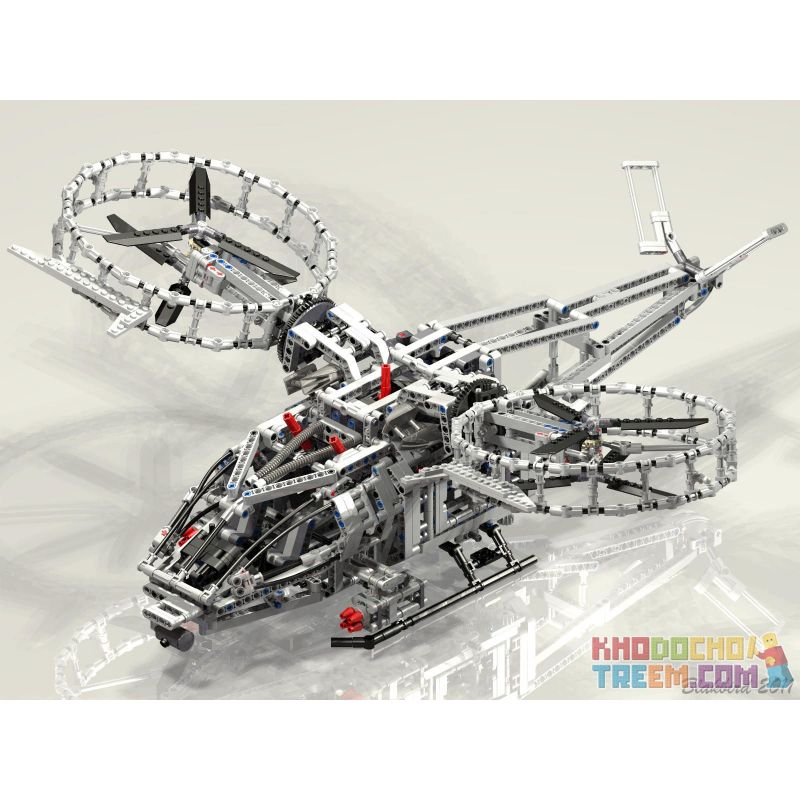 REBRICKABLE MOC-0074 0074 MOC0074 non Lego MÁY BAY TRỰC THĂNG bộ đồ chơi xếp lắp ráp ghép mô hình Technic AVATAR HELICOPTER Kỹ Thuật Công Nghệ Cao Mô Hình Phương Tiện 1827 khối