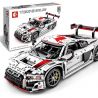 SEMBO 701023 non  AUDI R8 bộ đồ chơi xếp lắp ráp ghép mô hình  AUDI SPORT R8 Kỹ Thuật Công Nghệ Cao Mô Hình Phương Tiện 2768 khối