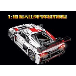 SEMBO 701023 non  AUDI R8 bộ đồ chơi xếp lắp ráp ghép mô hình  AUDI SPORT R8 Kỹ Thuật Công Nghệ Cao Mô Hình Phương Tiện 2768 khối
