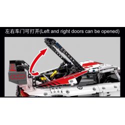 SEMBO 701023 non  AUDI R8 bộ đồ chơi xếp lắp ráp ghép mô hình  AUDI SPORT R8 Kỹ Thuật Công Nghệ Cao Mô Hình Phương Tiện 2768 khối