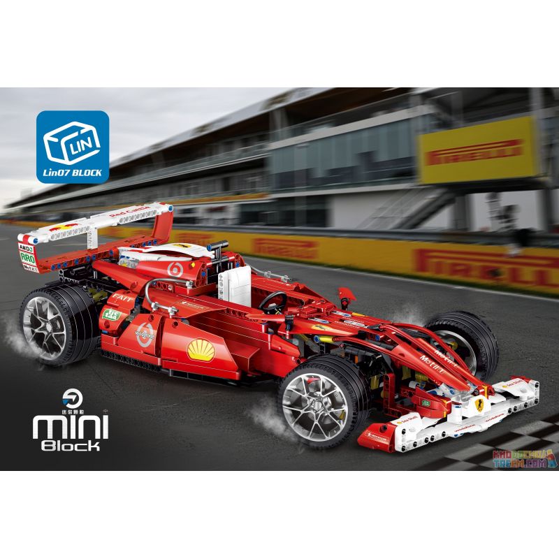 LIN07 0011 non  FERRARI 248 F1 1:11 tỷ lệ 1:11 bộ đồ chơi xếp lắp ráp ghép mô hình  Kỹ Thuật Công Nghệ Cao Mô Hình Phương Tiện 1275 khối