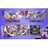 MINGER MG3015 3015 non  4 KẾT HỢP GUNDAM DE ANGEL RED ZAKU-RED COMET GREEN ZAKU-MASS PRODUCTION bộ đồ chơi xếp lắp ráp ghép mô hình STRIKE GUNDAM Đại Chiến Gundam 455 khối