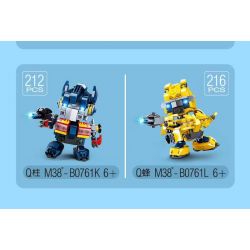 SLUBAN M38-B0761K B0761K 0761K M38B0761K 38-B0761K non  PHIÊN BẢN Q CỦA OPTIMUS PRIME bộ đồ chơi xếp lắp ráp ghép mô hình Brickheadz QBRICKS Nhân Vật Đầu To 212 khối