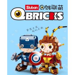 SLUBAN M38-B0761K B0761K 0761K M38B0761K 38-B0761K non  PHIÊN BẢN Q CỦA OPTIMUS PRIME bộ đồ chơi xếp lắp ráp ghép mô hình Brickheadz QBRICKS Nhân Vật Đầu To 212 khối