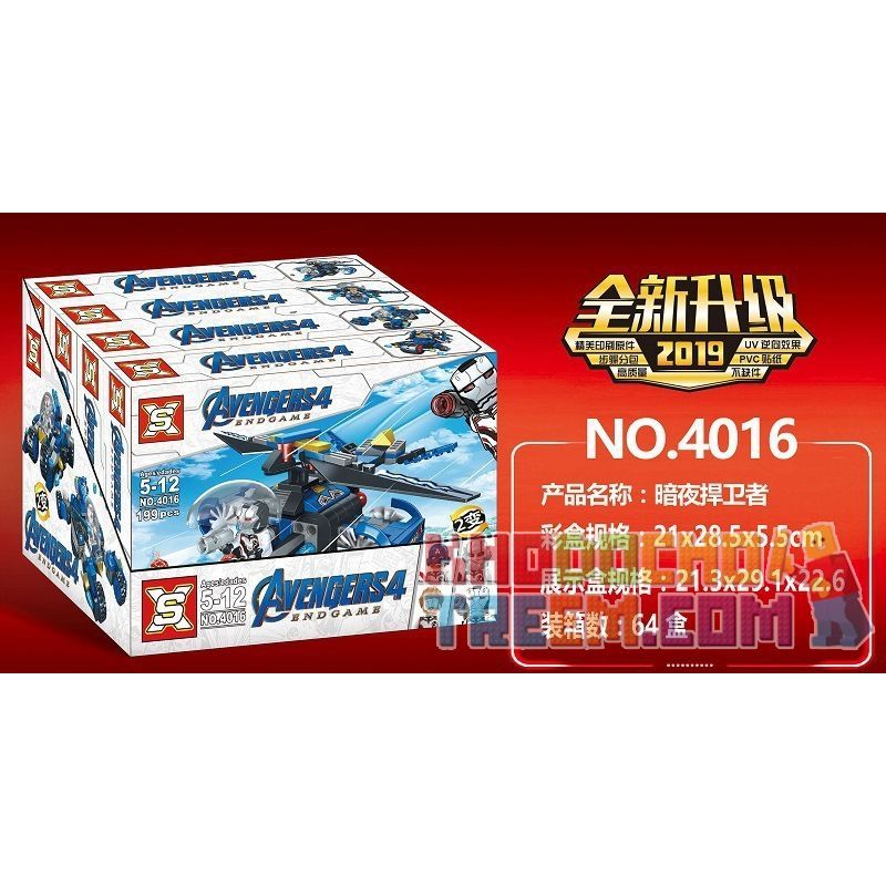 SX 4016 Xếp hình kiểu Lego MARVEL SUPER HEROES Defenders Of The Dark 4 Combinations: Spiral Star, Dark Night Fighter, Heavy Wheel Wild Sự kết hợp của 4 người bảo vệ bóng tối: ngôi sao xoắn ốc, máy bay SX 4016 Xếp hình kiểu Lego MARVEL SUPER HEROES Defenders Of The Dark 4 Combinations: Spiral Star, Dark Night Fighter, Heavy Wheel Wild Sự kết hợp của 4 người bảo vệ bóng tối: ngôi sao xoắn ốc, máy bay