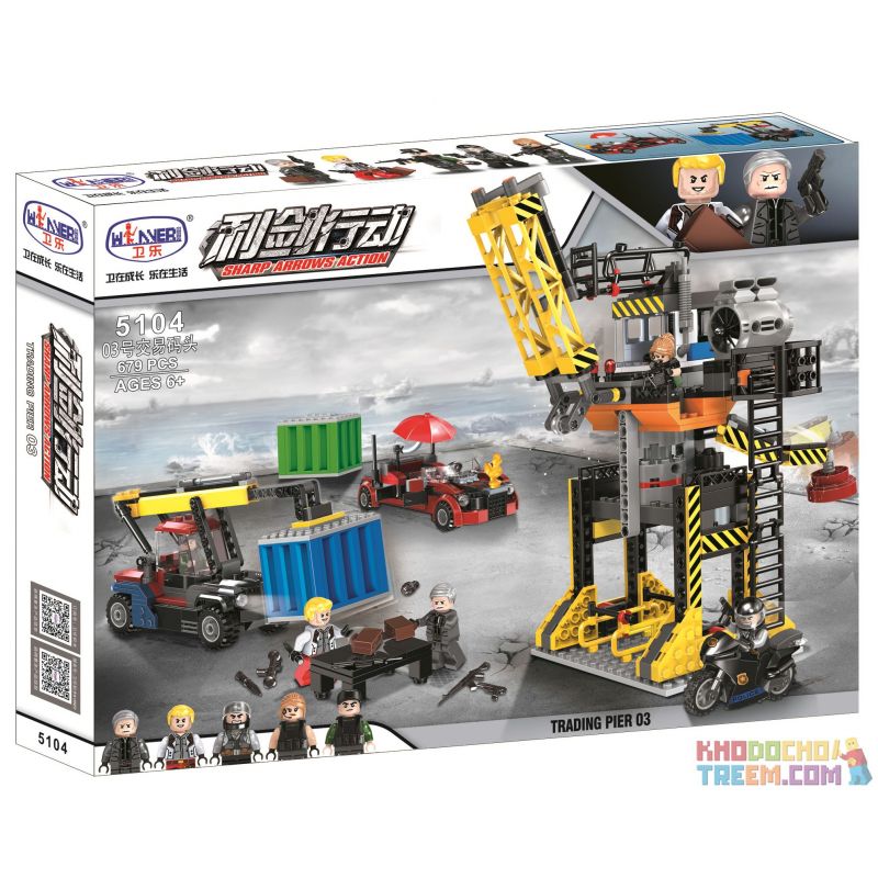 Winner 5104 non  BẾN GIAO DỊCH 03 bộ đồ chơi xếp lắp ráp ghép mô hình Sharp Arrows Action SHARP ARROWS ACTION TRADING PIER 03 Mũi Tên Nhọn 679 khối Winner 5104 non  BẾN GIAO DỊCH 03 bộ đồ chơi xếp lắp ráp ghép mô hình Sharp Arrows Action SHARP ARROWS ACTION TRADING PIER 03 Mũi Tên Nhọn 679 khối