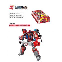 Enlighten 1416 Qman 1416 non  SỰ KẾT HỢP RỰC LỬA CỦA THẦN CHIẾN TRANH 6 XE CHỈ HUY ĐẤU CỨU HỎA CHÉM THANG CHIA ĐÔI CHỮA CHÁY XUNG TRỰC THĂNG TIÊN PHONG XẢ KHÓI BÃO bộ đồ chơi xếp lắp ráp ghép mô hình Transformers TRANS-COLLECTOR Robot Đại Chiến Người Máy Biến Hình 476 khối
