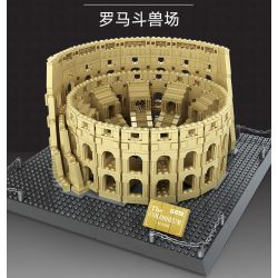 WANGE 5225 non  ĐẤU TRƯỜNG LA MÃ bộ đồ chơi xếp lắp ráp ghép mô hình THE COLOSSEUM OF ROME 1758 khối