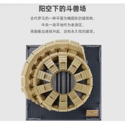 WANGE 5225 non  ĐẤU TRƯỜNG LA MÃ bộ đồ chơi xếp lắp ráp ghép mô hình THE COLOSSEUM OF ROME 1758 khối