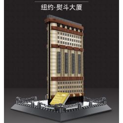 WANGE 4220 non  TÒA NHÀ FLATIRON NEW YORK HOA KỲ bộ đồ chơi xếp lắp ráp ghép mô hình THE FLATIRON BUILDING NEW YORK 838 khối