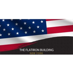 WANGE 4220 non  TÒA NHÀ FLATIRON NEW YORK HOA KỲ bộ đồ chơi xếp lắp ráp ghép mô hình THE FLATIRON BUILDING NEW YORK 838 khối