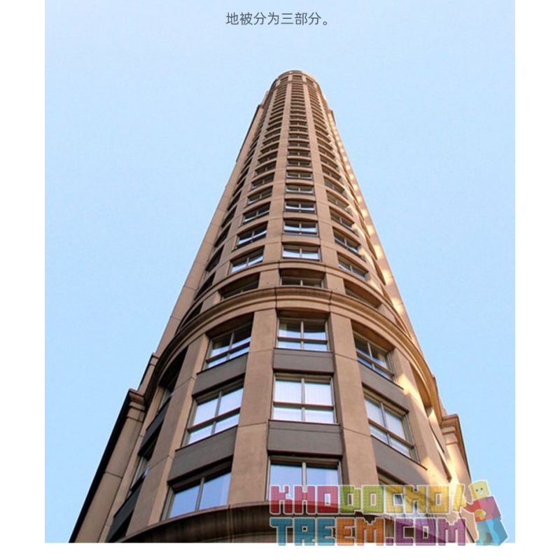 WANGE 4220 non  TÒA NHÀ FLATIRON NEW YORK HOA KỲ bộ đồ chơi xếp lắp ráp ghép mô hình THE FLATIRON BUILDING NEW YORK 838 khối