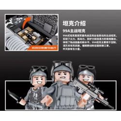 FORANGE FC6101 6101 non  XE TĂNG CHIẾN ĐẤU CHỦ LỰC 99A VOI MA MÚT bộ đồ chơi xếp lắp ráp ghép mô hình Military Army 99A MAIN BATTLE TANK Quân Sự Bộ Đội 1640 khối