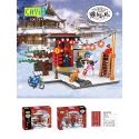 CAYI 10016 non Lego VƯỜN TUYẾT FUANXIANG bộ đồ chơi xếp lắp ráp ghép mô hình Chinatown Khu Phố Tàu 387 khối