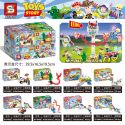 SHENG YUAN SY SY1448 1448 non Lego FORK 8 KẾT HỢP bộ đồ chơi xếp lắp ráp ghép mô hình Toy Story TOY STORY 4 Câu Chuyện Đồ Chơi 360 khối