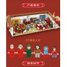 PanlosBrick 610009 Panlos Brick 610009 non  BỮA TỐI ĐÊM GIAO THỪA bộ đồ chơi xếp lắp ráp ghép mô hình 1559 khối