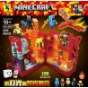 RENZAIMA 680 non  HANG ĐỘNG DUNG NHAM VỚI ÁNH SÁNG bộ đồ chơi xếp lắp ráp ghép mô hình Minecraft Game Xây Dựng 856 khối