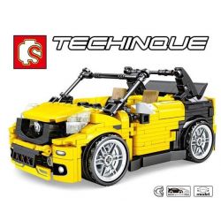 SEMBO 701403 non  PHIÊN BẢN BRABUS MERCEDES-BENZ SMART PULL BACK CAR bộ đồ chơi xếp lắp ráp ghép mô hình Speed Champions Racing Cars BRABUS SMART Đua Xe Công Thức 310 khối