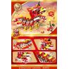 ZHEGAO QL0956 0956 non  MÚA SƯ TỬ bộ đồ chơi xếp lắp ráp ghép mô hình Seasonal HEPPY NEW YEAR Mùa Lễ Hội 423 khối