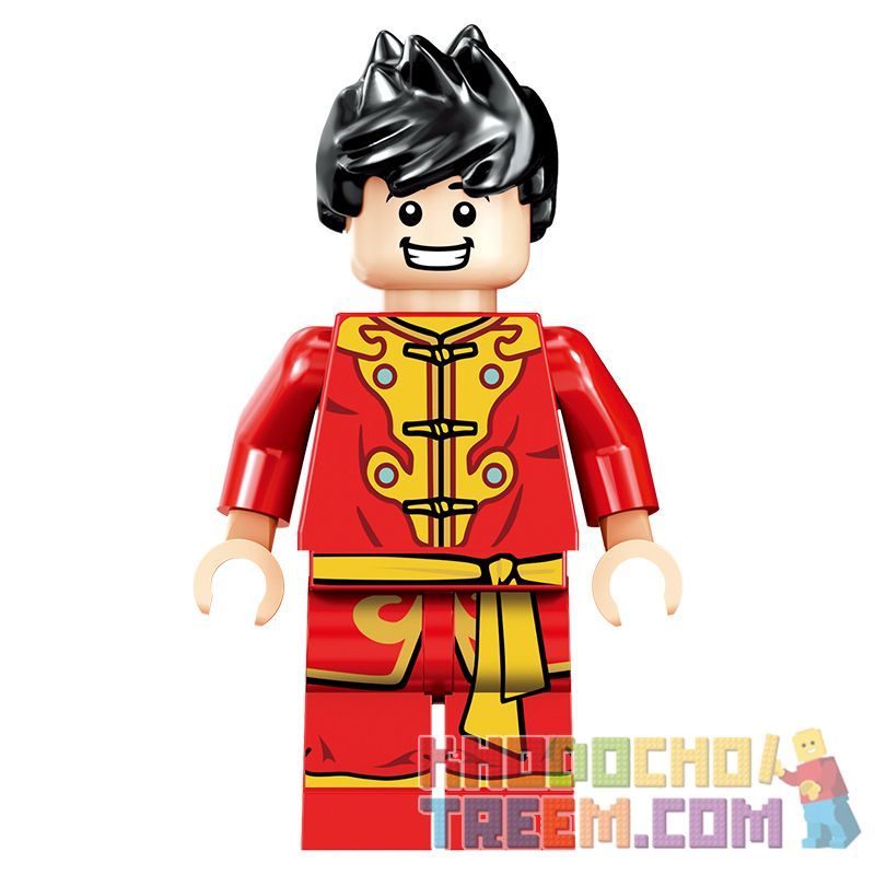 ZHEGAO QL0956 0956 non  MÚA SƯ TỬ bộ đồ chơi xếp lắp ráp ghép mô hình Seasonal HEPPY NEW YEAR Mùa Lễ Hội 423 khối