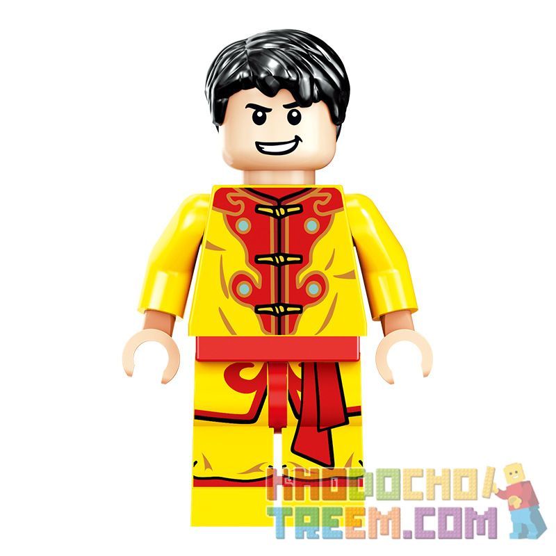 ZHEGAO QL0956 0956 non  MÚA SƯ TỬ bộ đồ chơi xếp lắp ráp ghép mô hình Seasonal HEPPY NEW YEAR Mùa Lễ Hội 423 khối