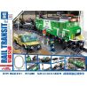 ZHEGAO QL0311 0311 non  TÀU CHỞ THIẾT BỊ VŨ TRANG bộ đồ chơi xếp lắp ráp ghép mô hình Trains RAIL TRANSIT Tàu Hỏa 898 khối