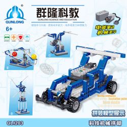 QUNLONG QL1203 1203 QL1224 1224 non  HỘP XÂY DỰNG MÁY MÓC ĐIỆN bộ đồ chơi xếp lắp ráp ghép mô hình QUNLONG SCIENCE AND EDUCATION 236 khối